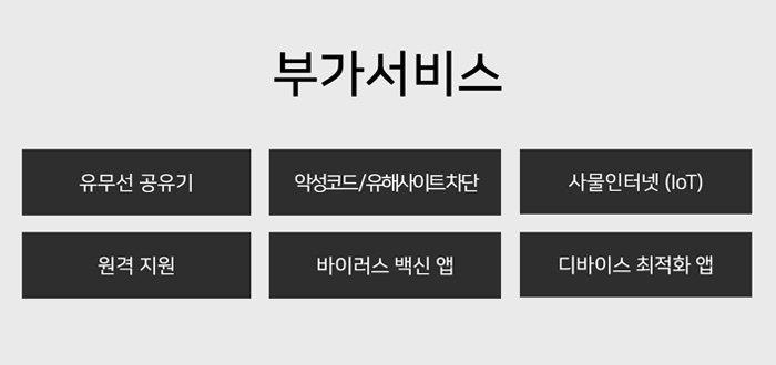 부가서비스에 따른 인터넷 요금제 구분.jpg